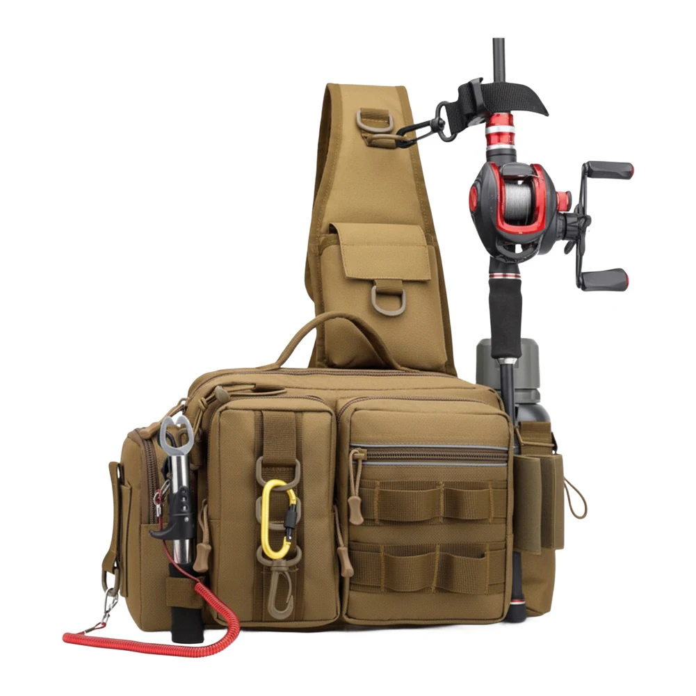 Fishing Backpack with Rod Hold - Hiking Backpack Waterproof recension och pris