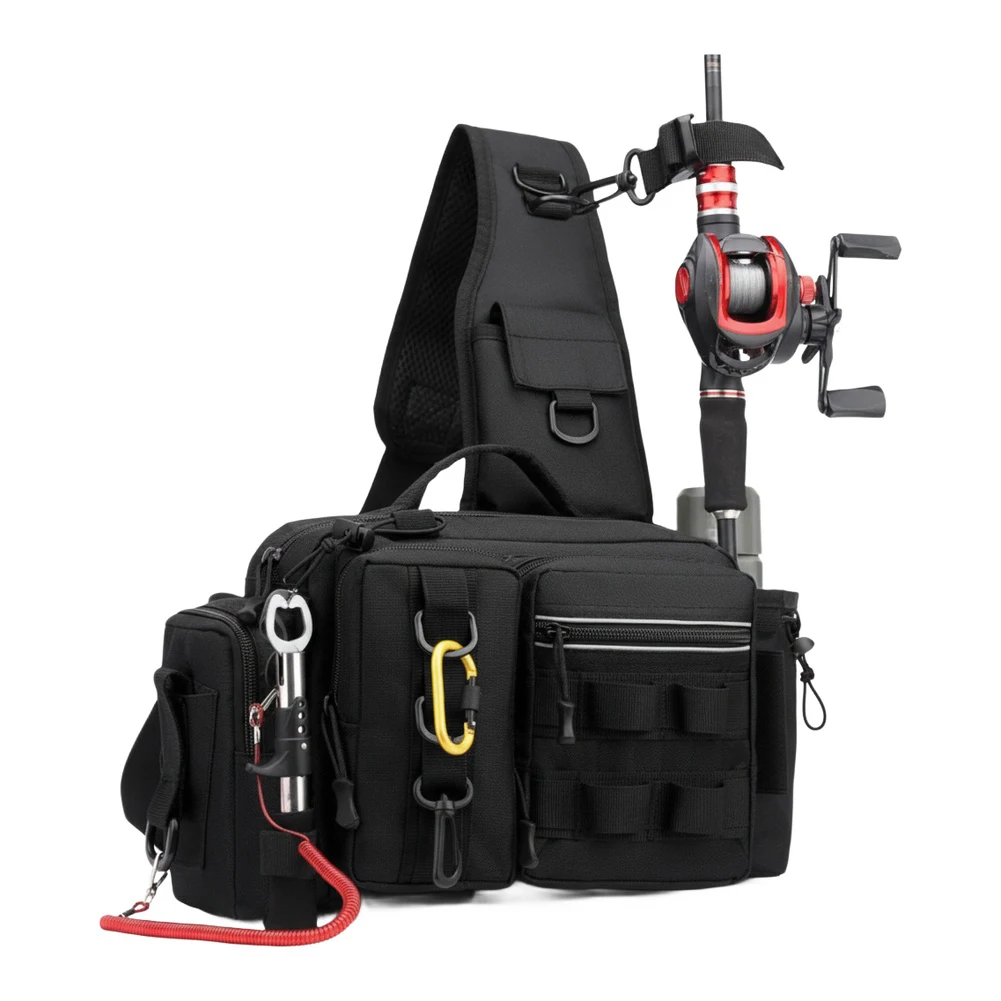 Fishing Backpack with Rod Hold - Hiking Backpack Waterproof recension och pris