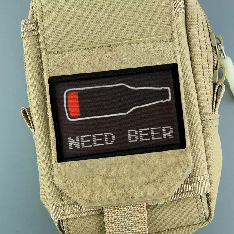 NEED BEER Printed Patch on Clo - Urban Backpack Tactical recension och pris