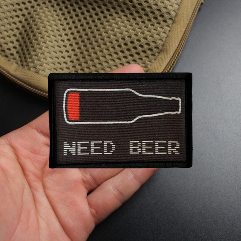 NEED BEER Printed Patch on Clo - Urban Backpack Tactical recension och pris