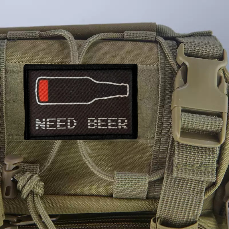 NEED BEER Printed Patch on Clo - Urban Backpack Tactical recension och pris