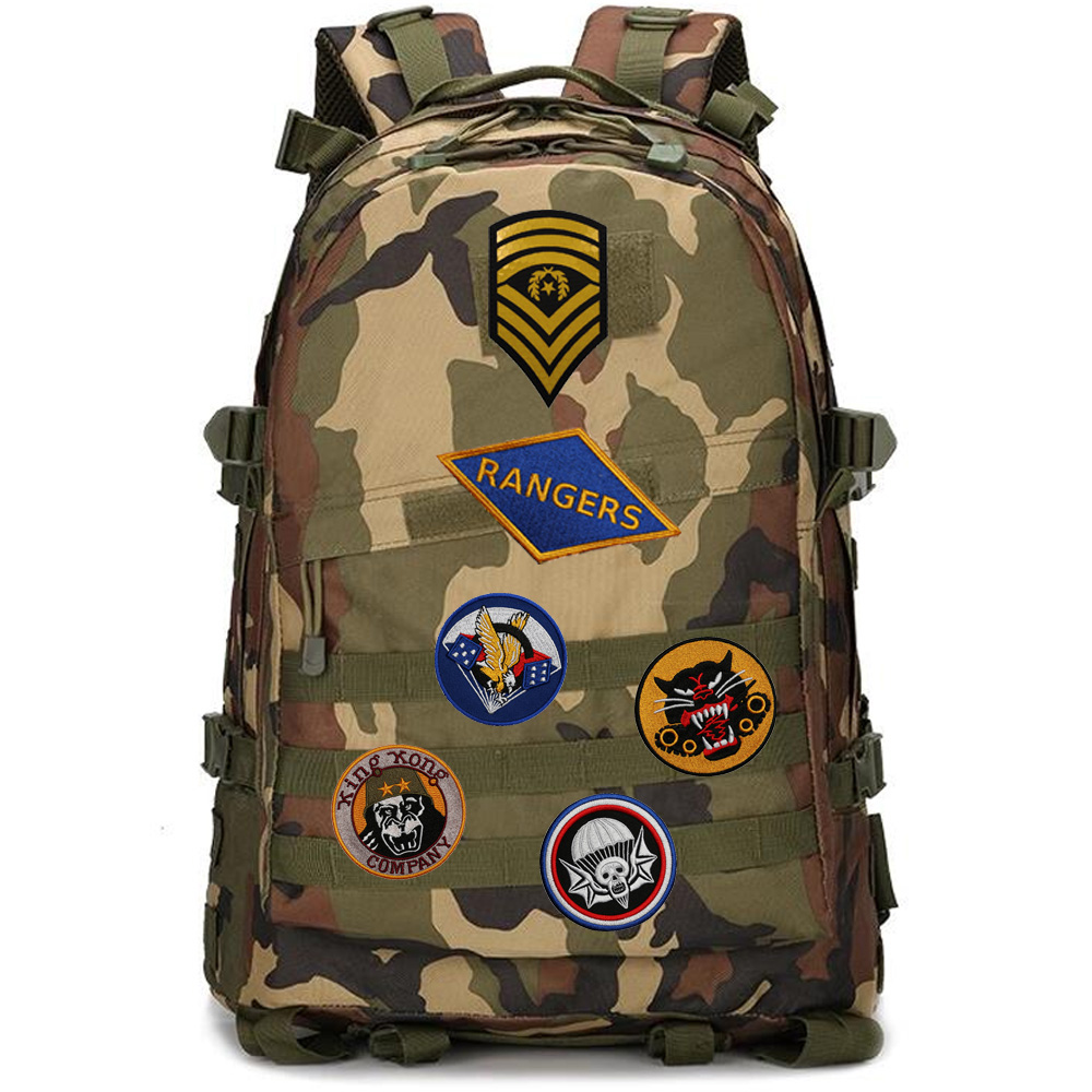 3D Embroidered SIX Military Fo - Urban Backpack Tactical recension och pris