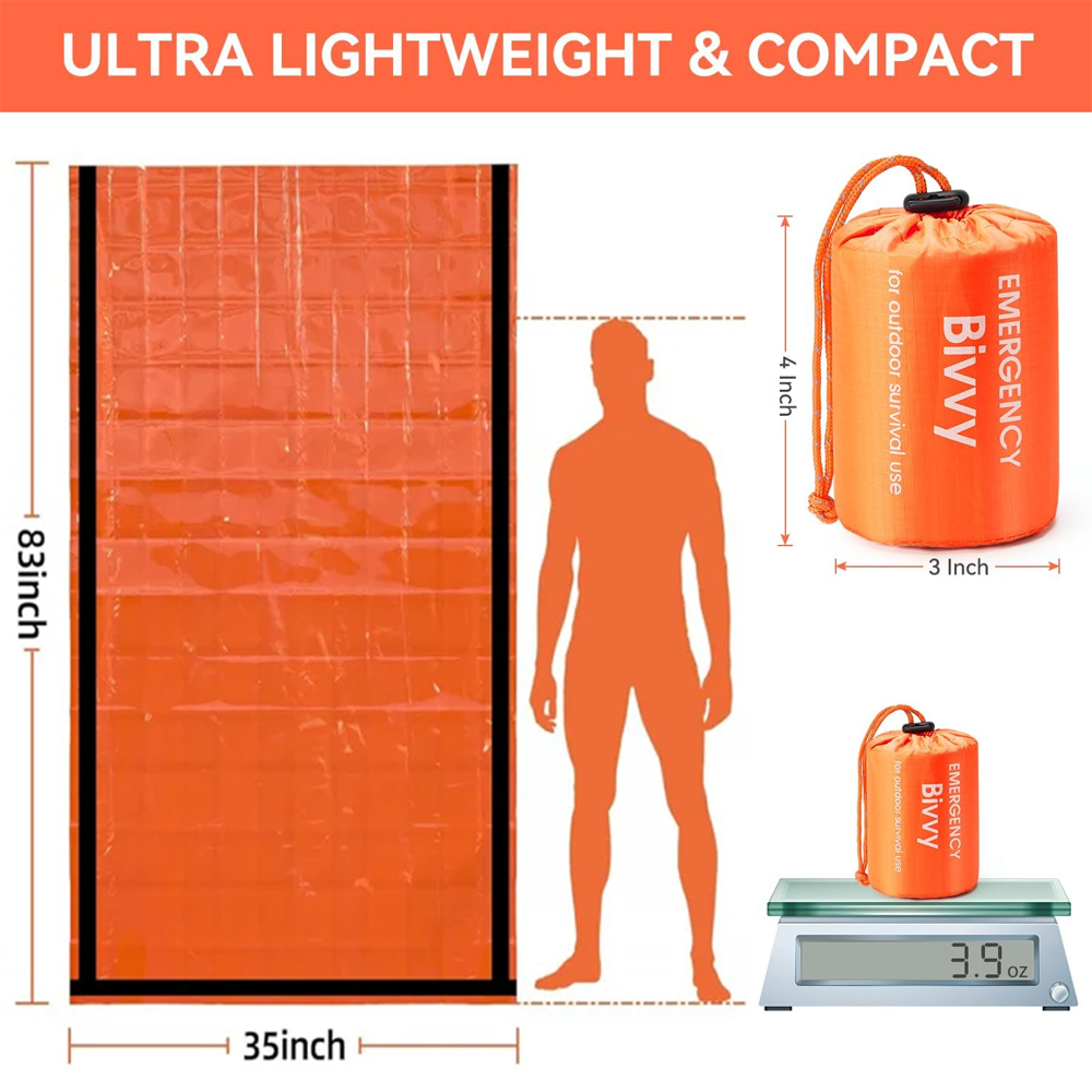 Emergency Sleeping Bag Surviva - Hiking Backpack Waterproof recension och pris