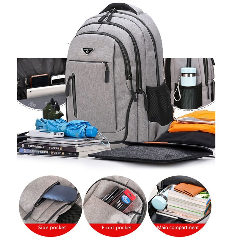 Large Capacity Backpack Men La - School Backpack Teen recension och pris