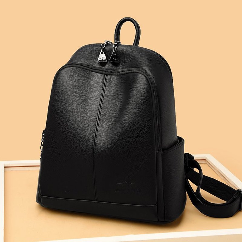New Korean Soft pu Leather Lar - Travel Backpack Anti Theft recension och pris